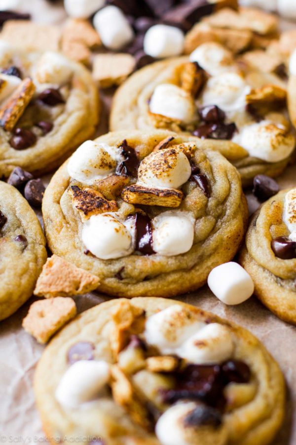 Toasted smores cookies recipe