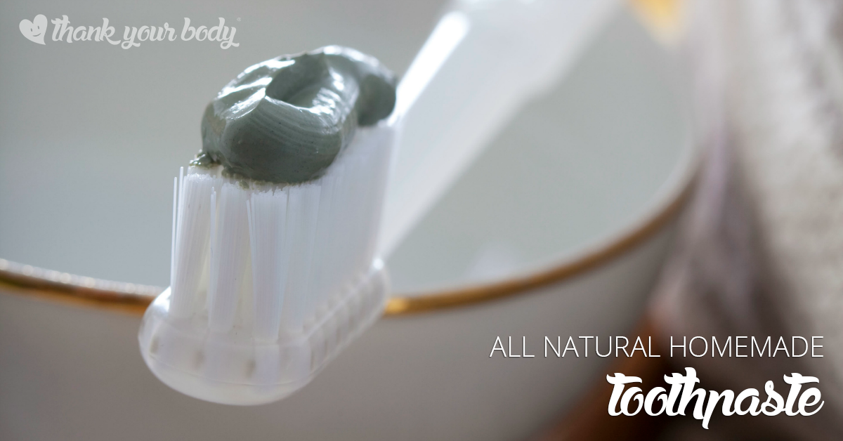 All natural homemade toothpaste