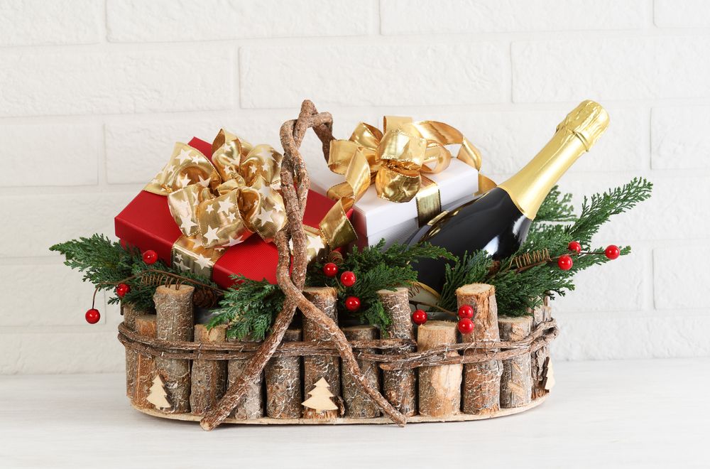 Baby Xmas Gift Candy Storage Basket Decoration Baskets Decor Merry Christmas AR 