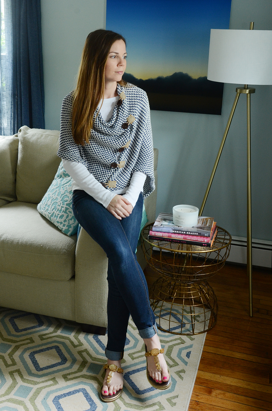 DIY Knit Wrap For Spring