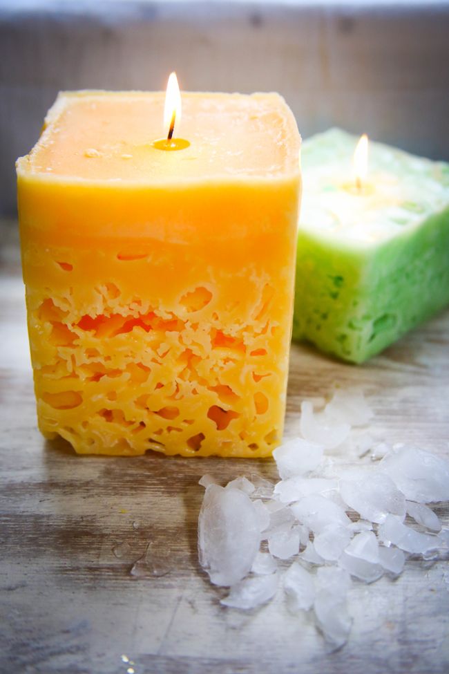 Diy ice candles