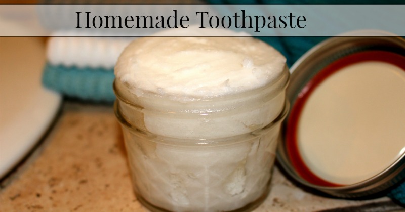 Homemade peppermint toothpaste