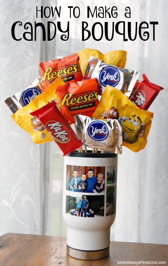 Photo Mug Candy Bouquet