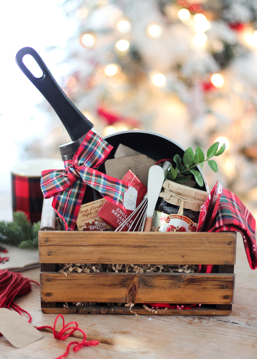 Diy christmas morning gift basket