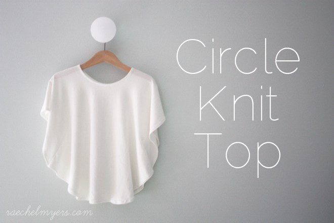 Diy circkle knit top