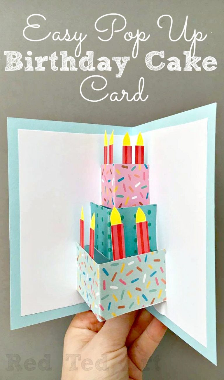 Diy pop up birthday card