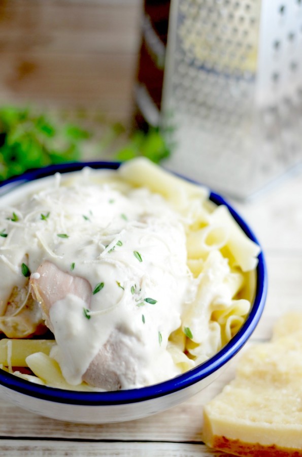 Garlic parm dump chicken recipe