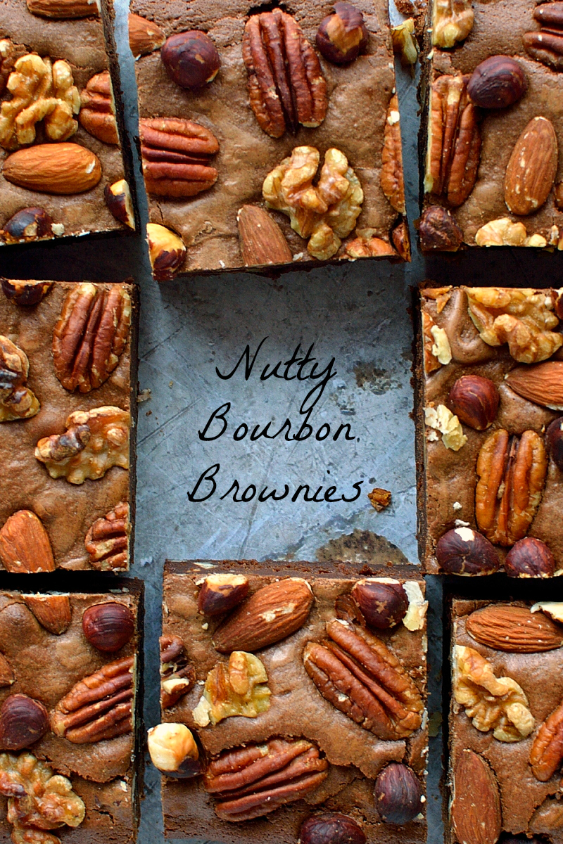 Nutty bourbon brownies 2