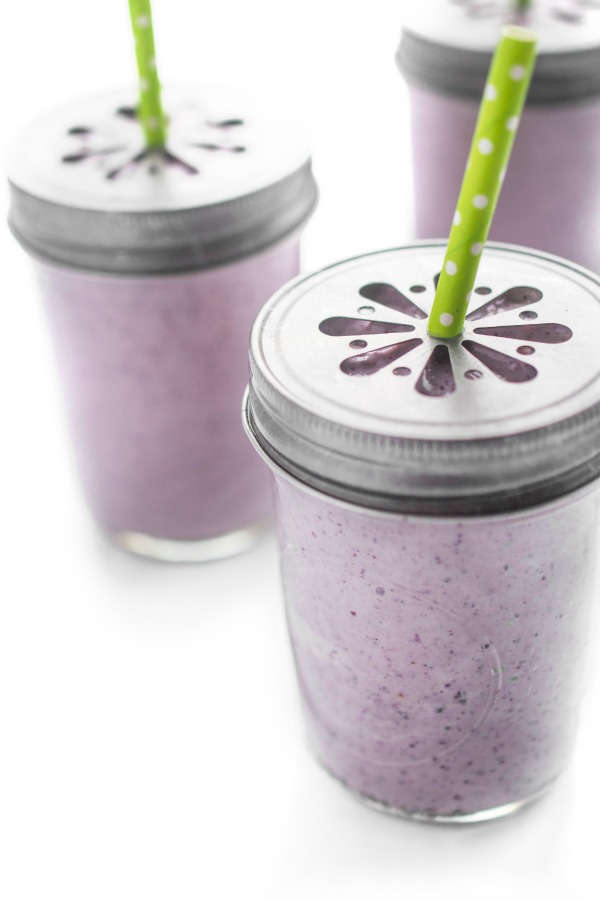 Avocado blueberry smoothie for kids and kids breakfast recipe