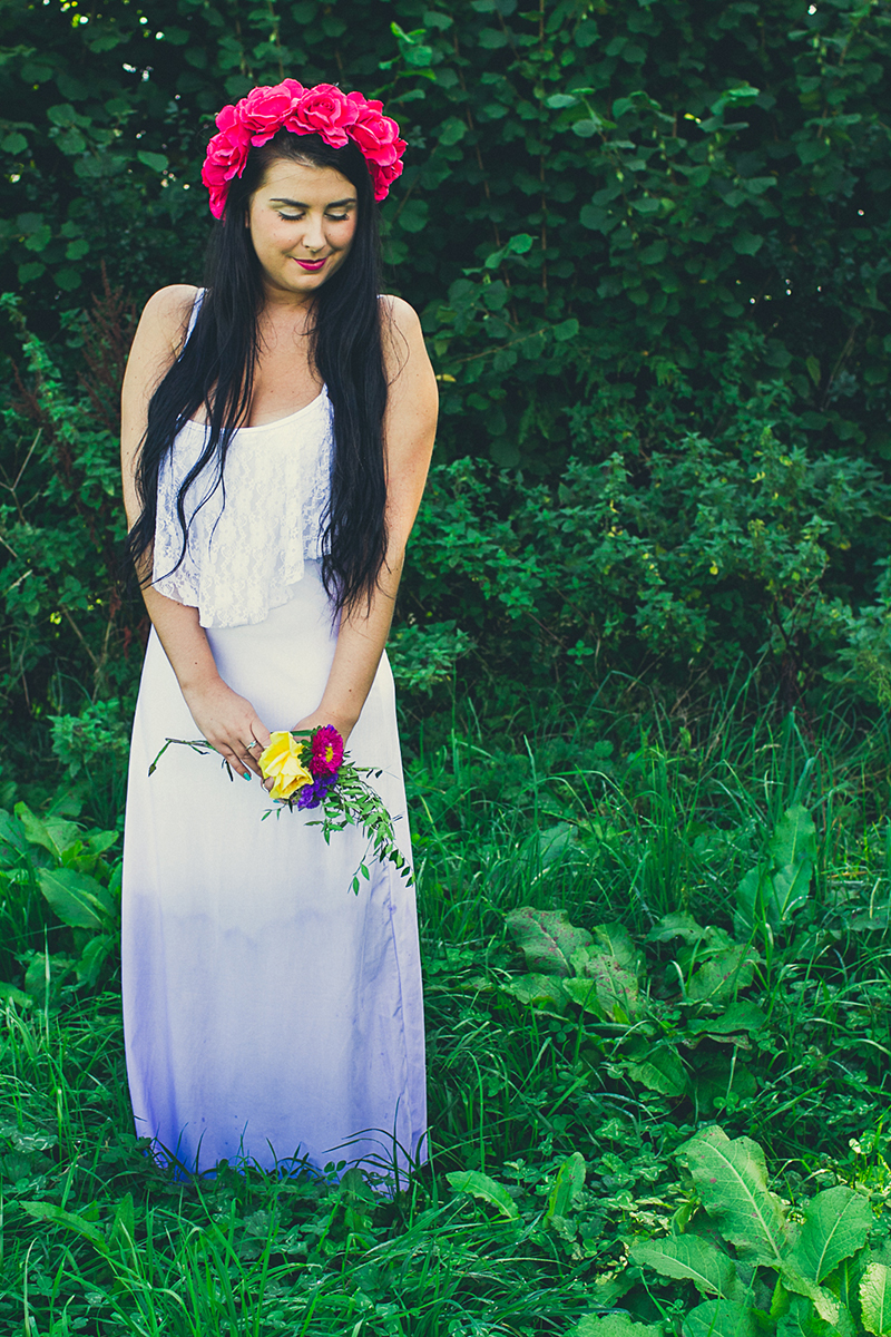 Diy ombre dyed dress