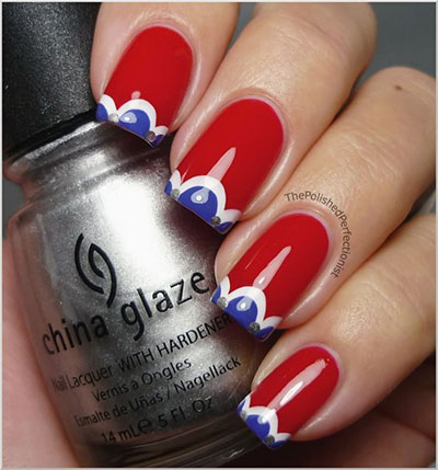 July 4th nail tip design idea