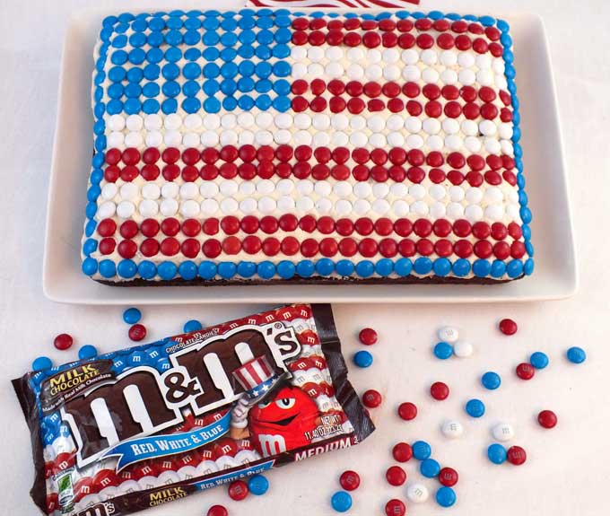 Mm flag cake recipe