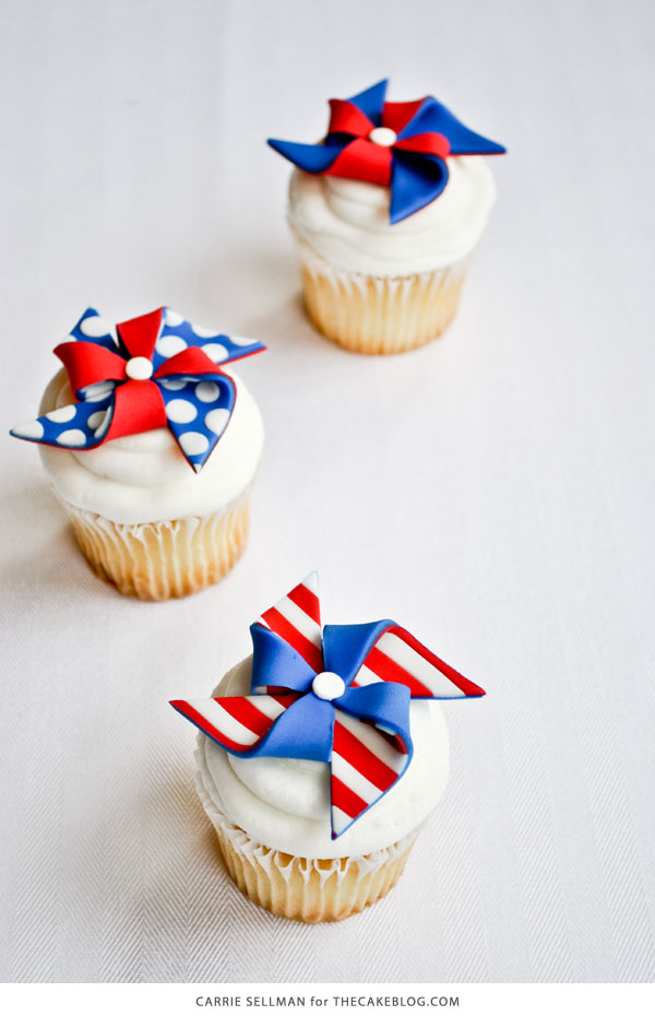 Pinwheel cupcakes