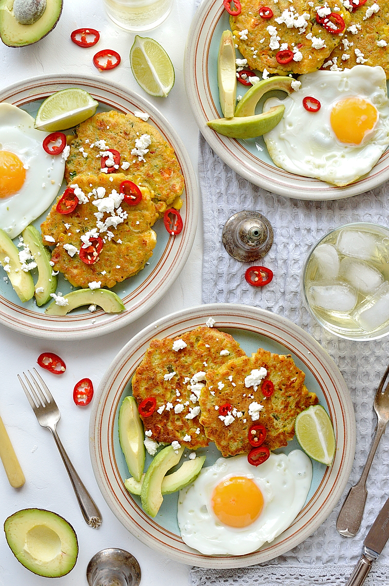 Sweetcorn and feta fritters - a quick and easy meal that all the family will love!