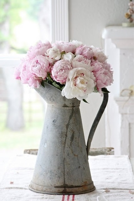 Vintage pitcher flower vase