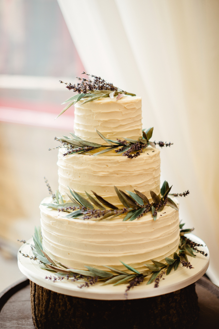 Diy lilac wedding cake topper