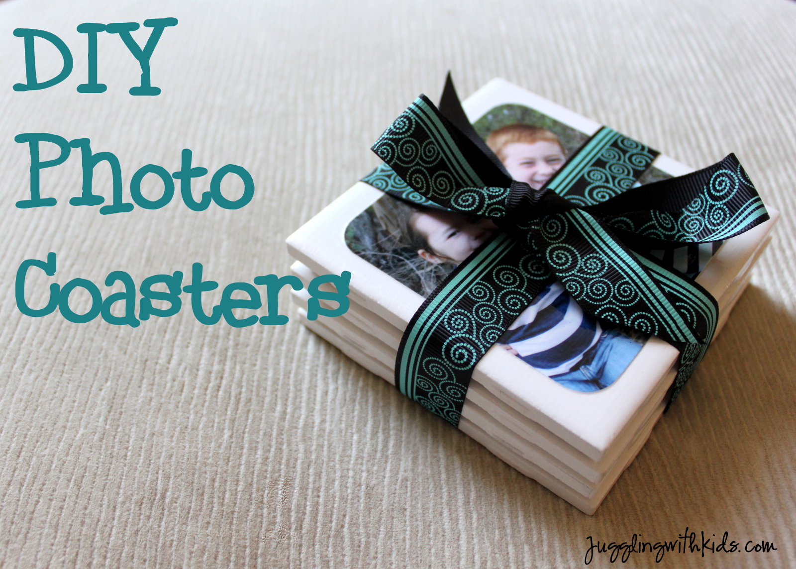 Diy photo coasters