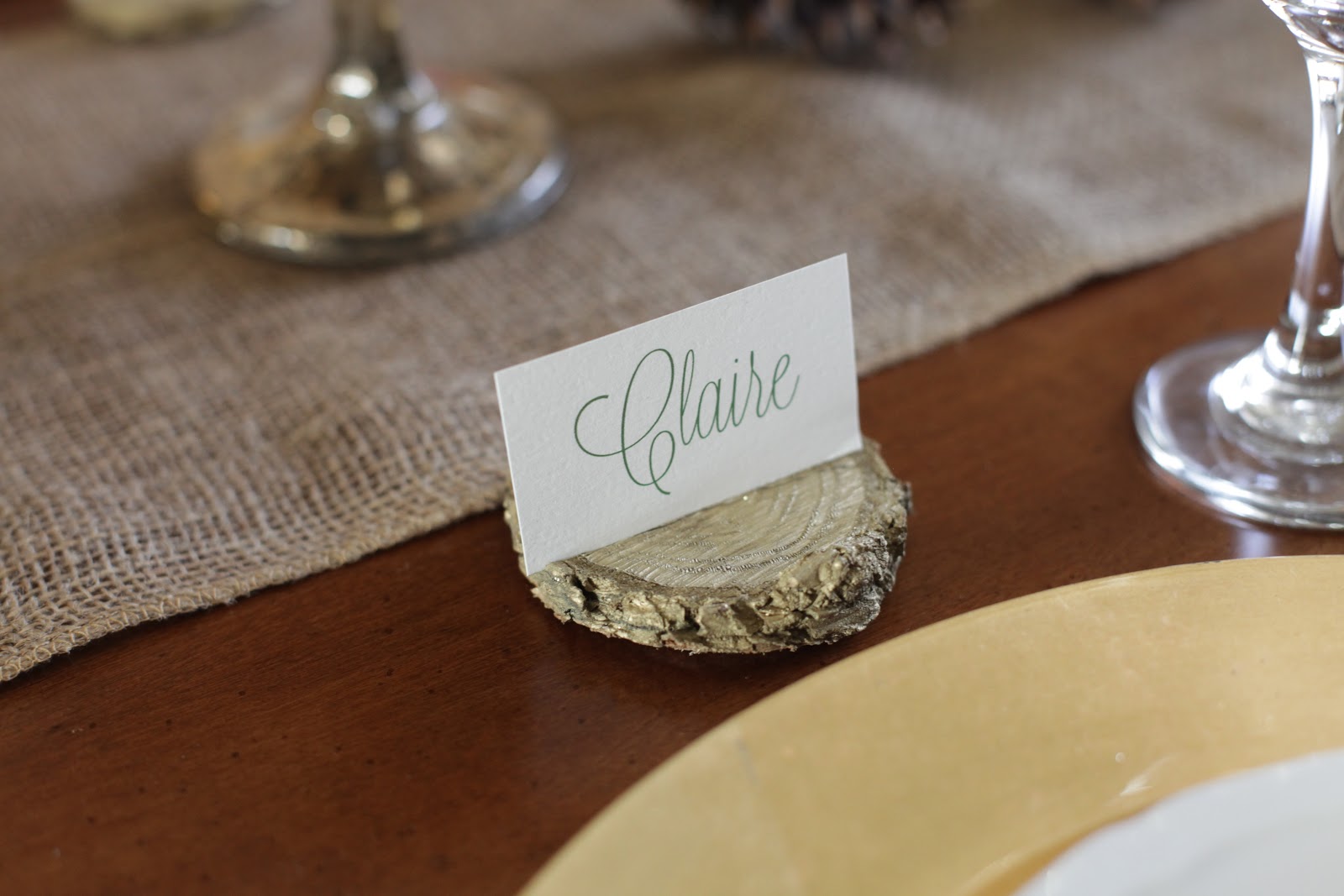 Diy place card holder