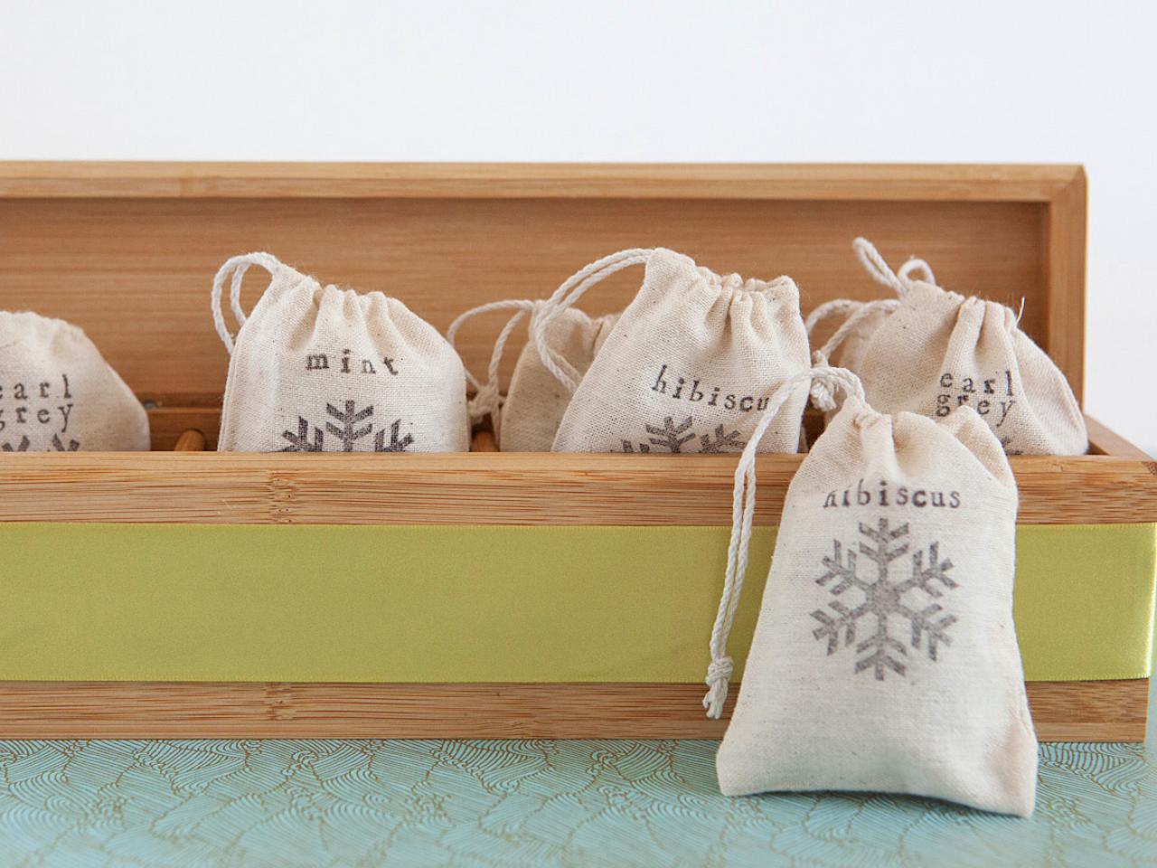 Diy tea gift basket