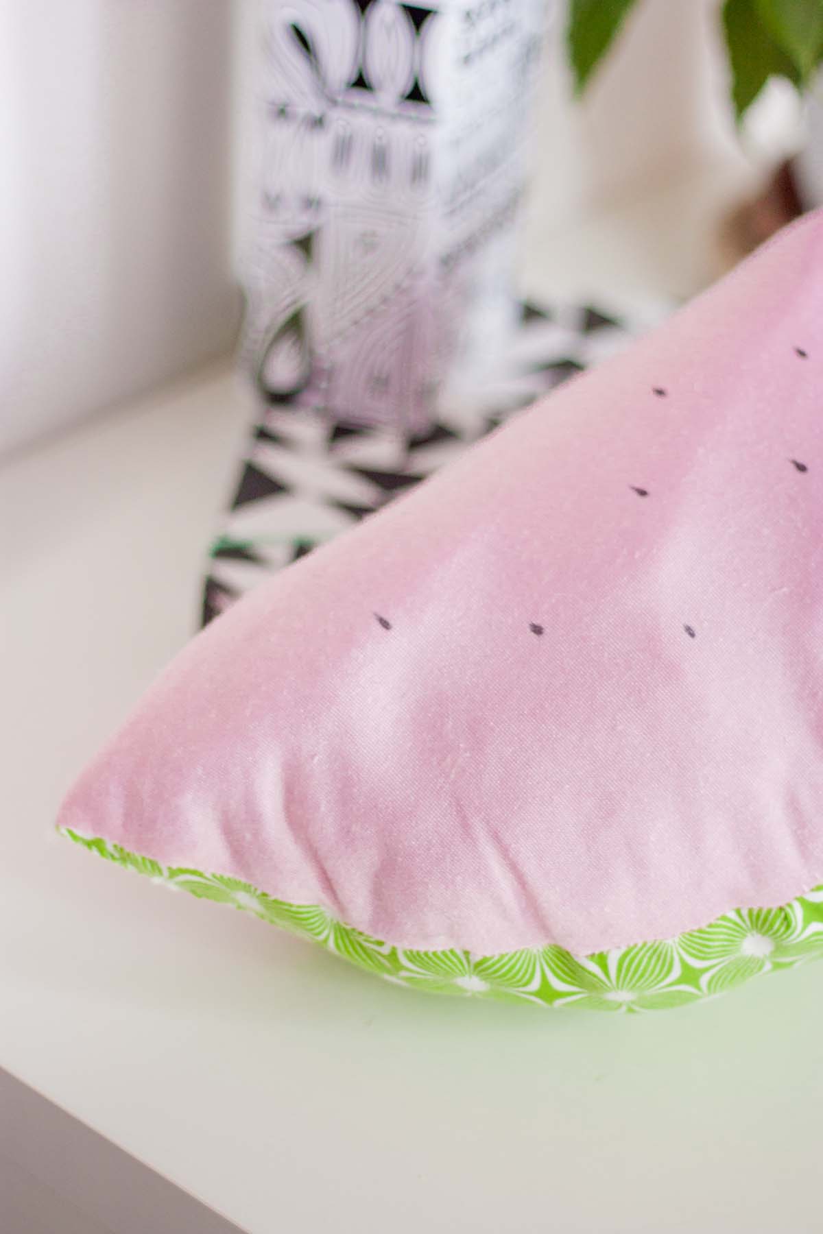 How To Make A Watermelon Throw Pillow