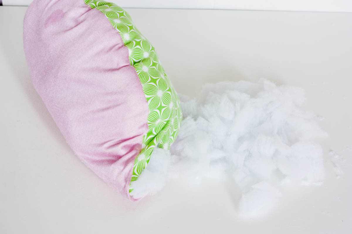 Diy watermelon throw pillow stuffing