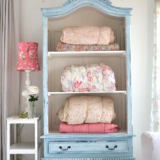 French rustic armoire makeover