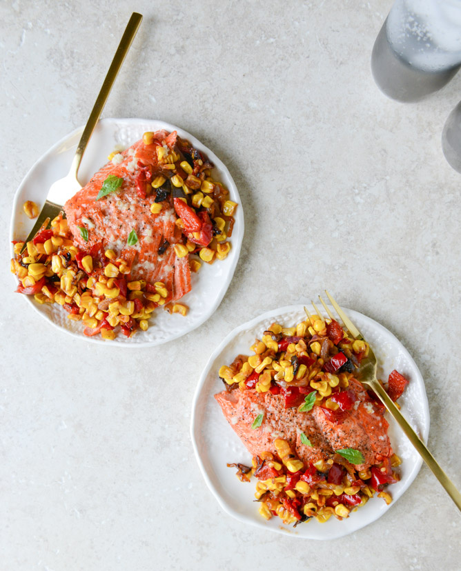 Garlic butter salmon