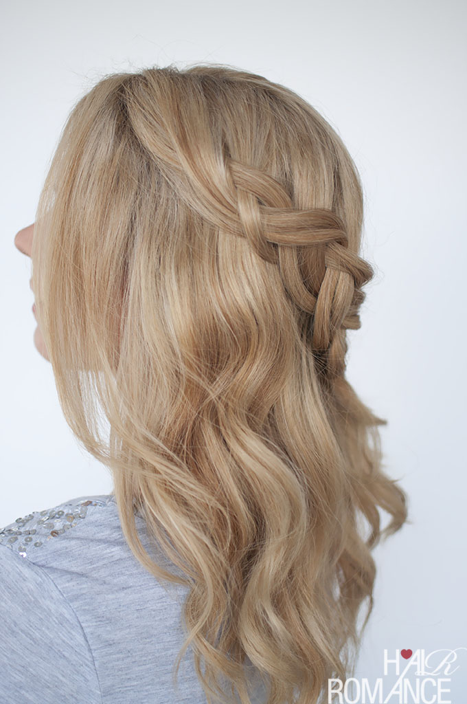 Half up braid tutorial