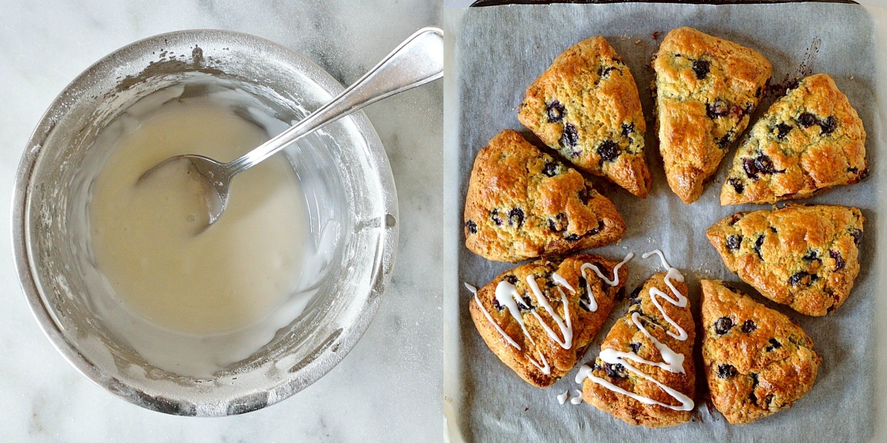 Lemon blueberry cardamom scones step 5