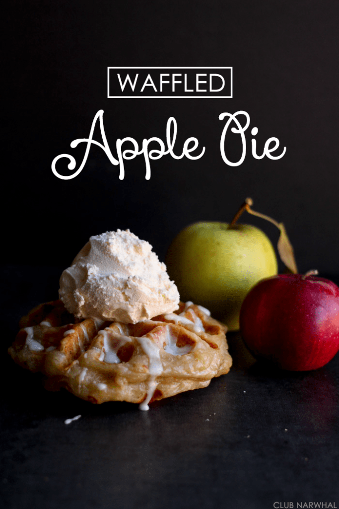 Apple pie waffles