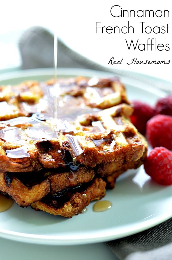 Cinnamon french toast waffles