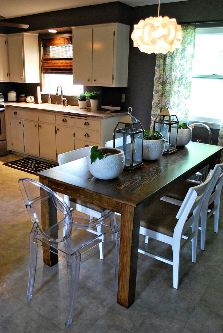 simple small kitchen table