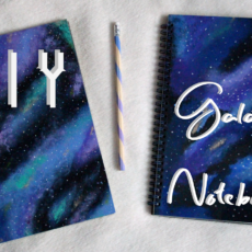Diy galaxy notebooks