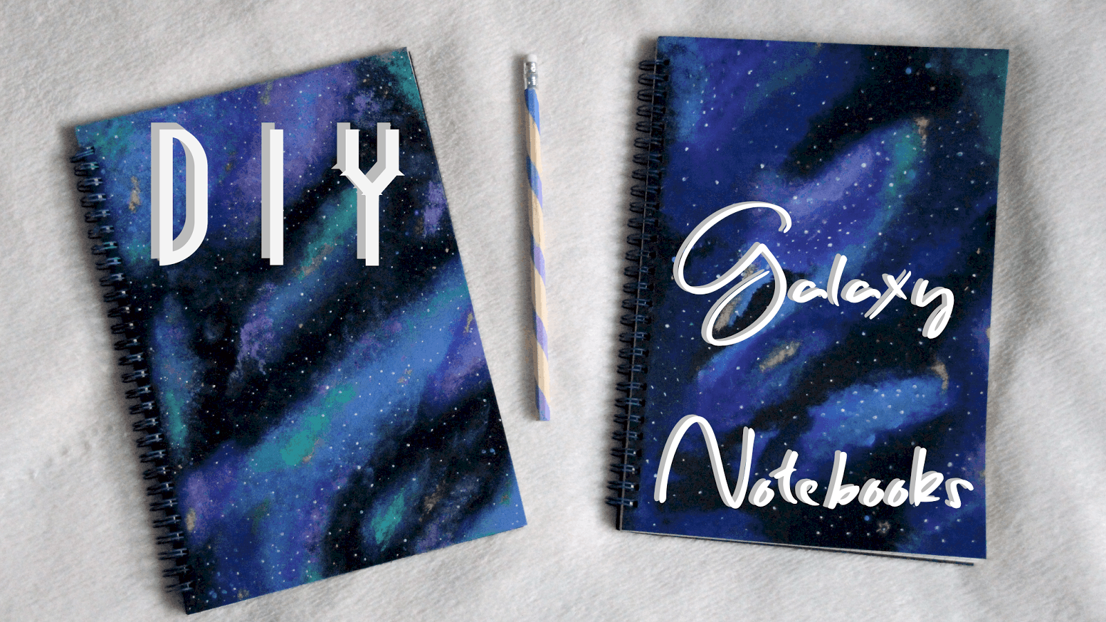 Diy galaxy notebooks