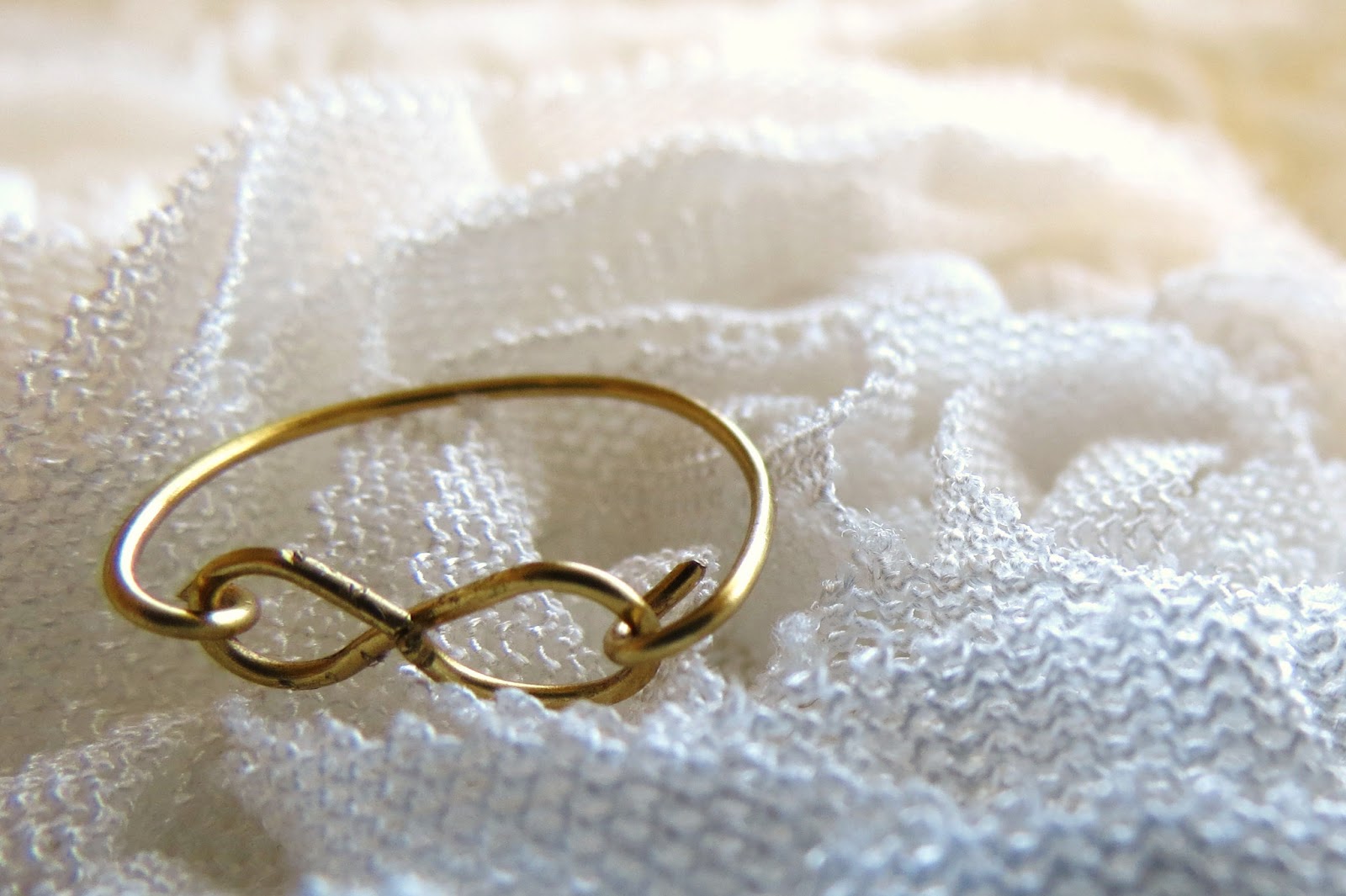 Diy infinity ring