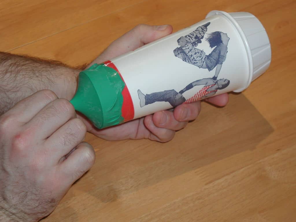 Paper cup air cannon