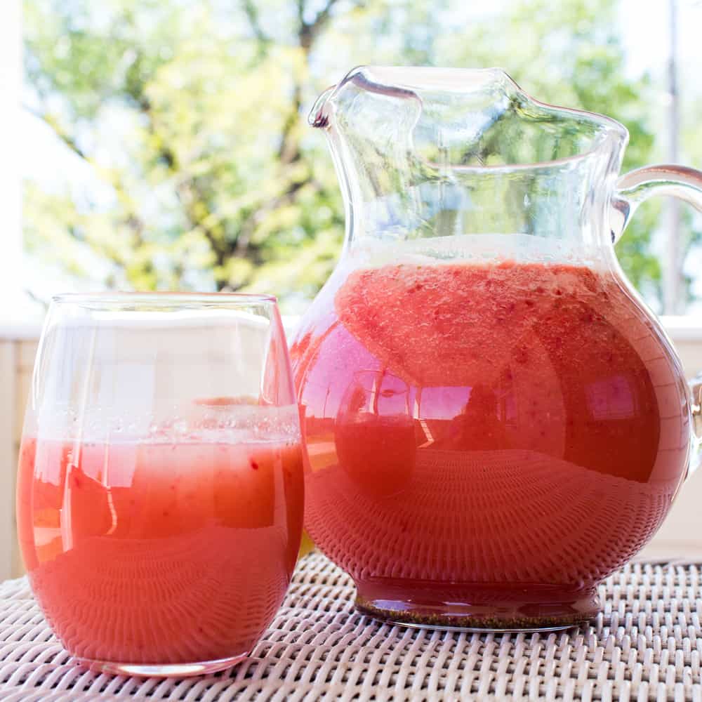 Strawberry pineapple lemonade juicer recipe sq