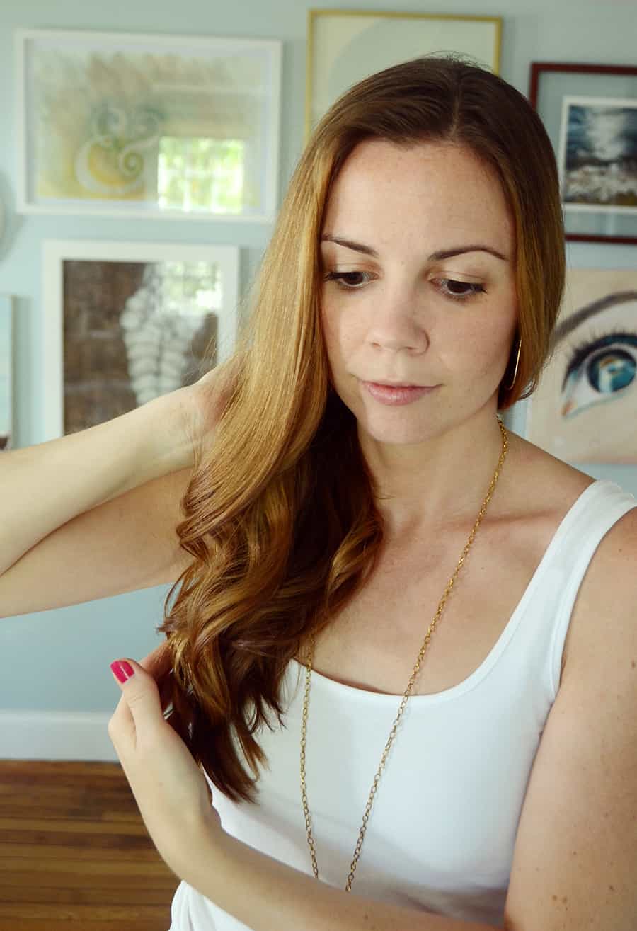 Create Beachy Waves In Your Hair With A Curling Wand