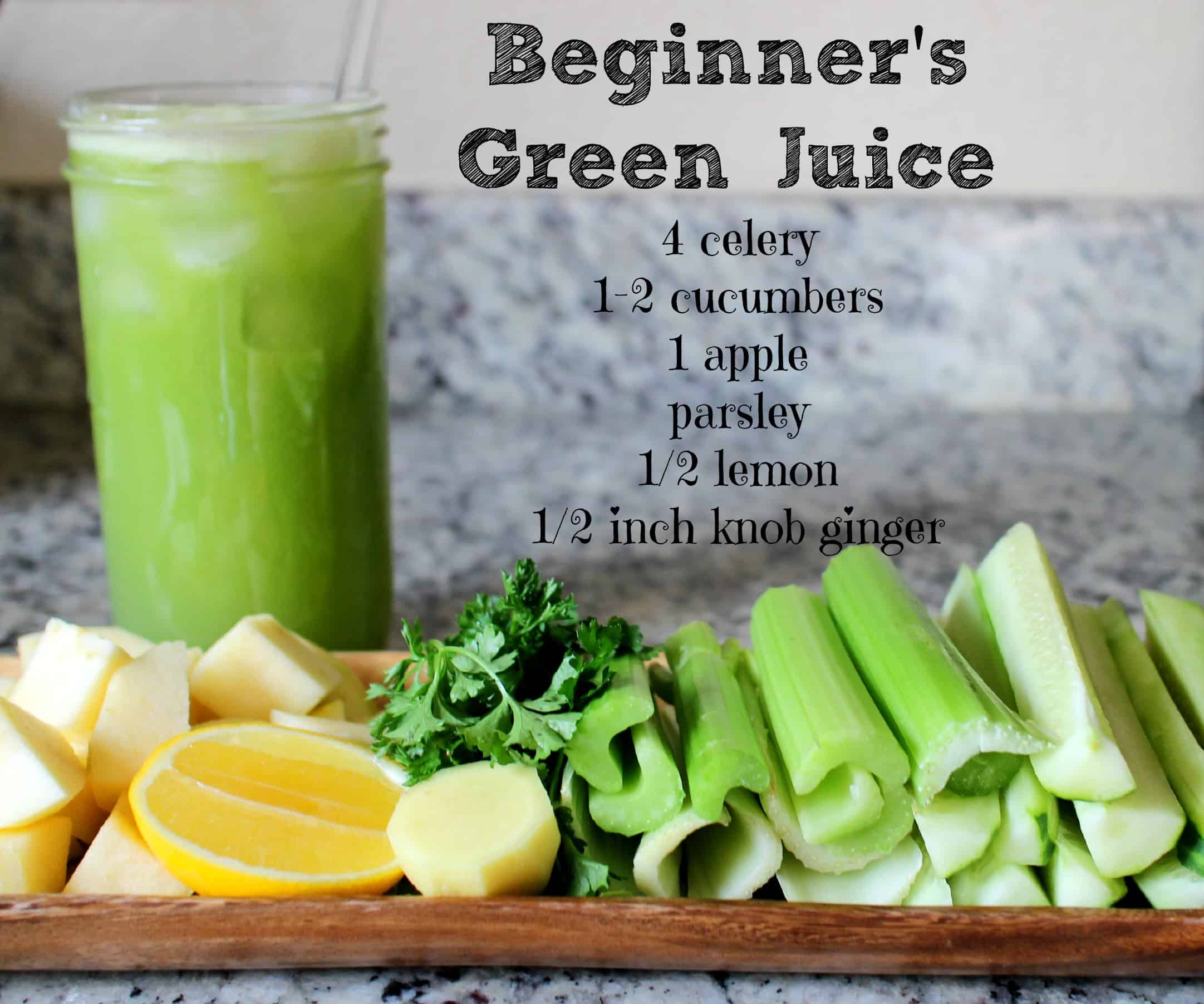 Beginner’s green juice recipe