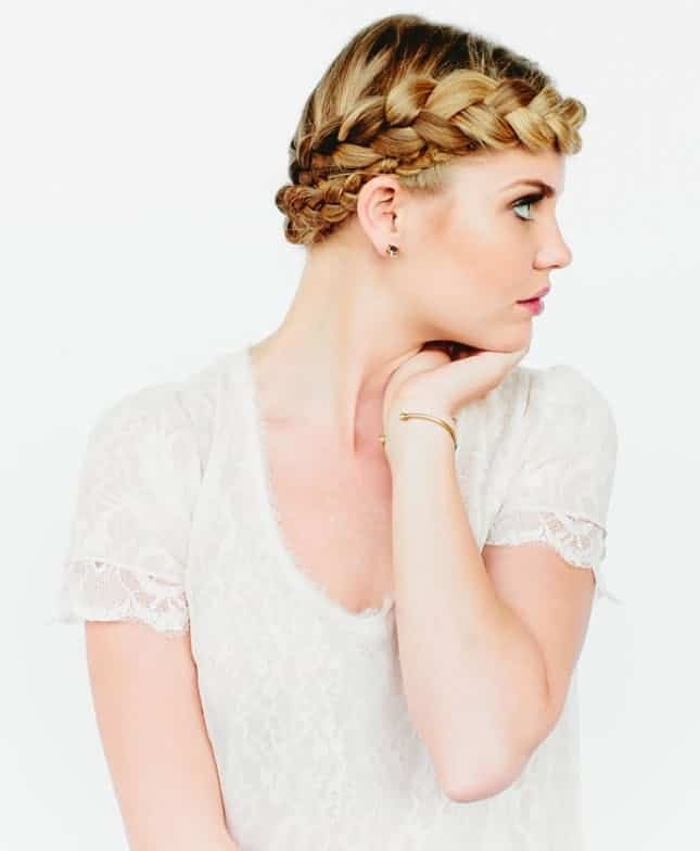 EASY CROWN BRAID UPDO  Perfect for Prom Weddings Graduation Summer   Alex Gaboury