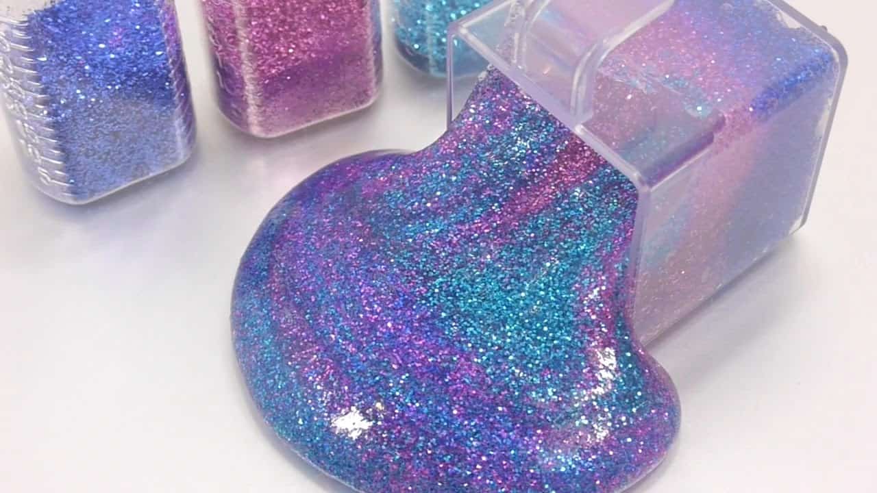 Diy glitter slime