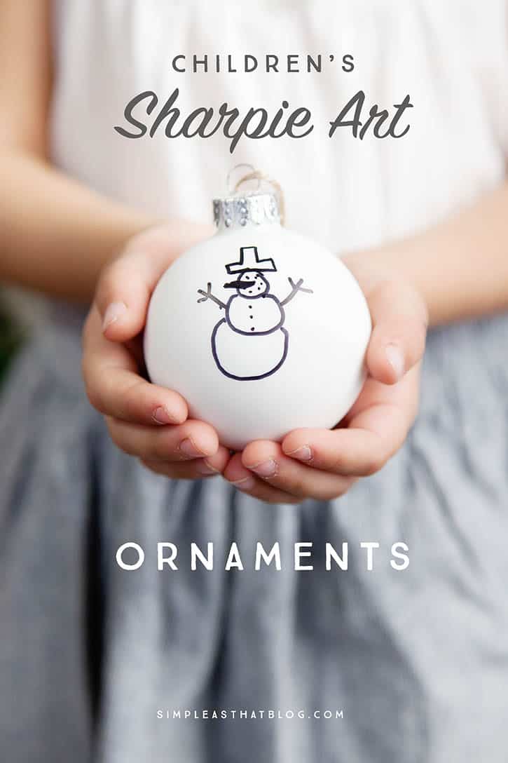 Diy sharpie art ornaments
