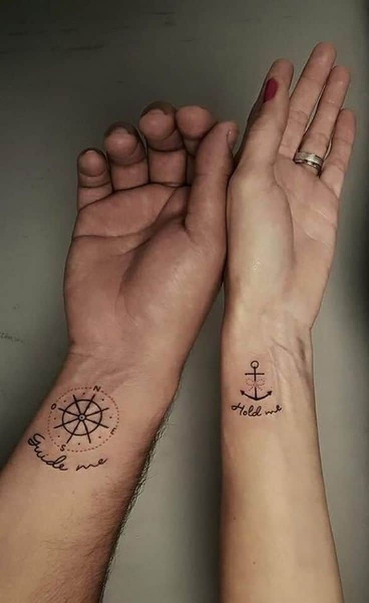 Guide me hold me wedding tattoos