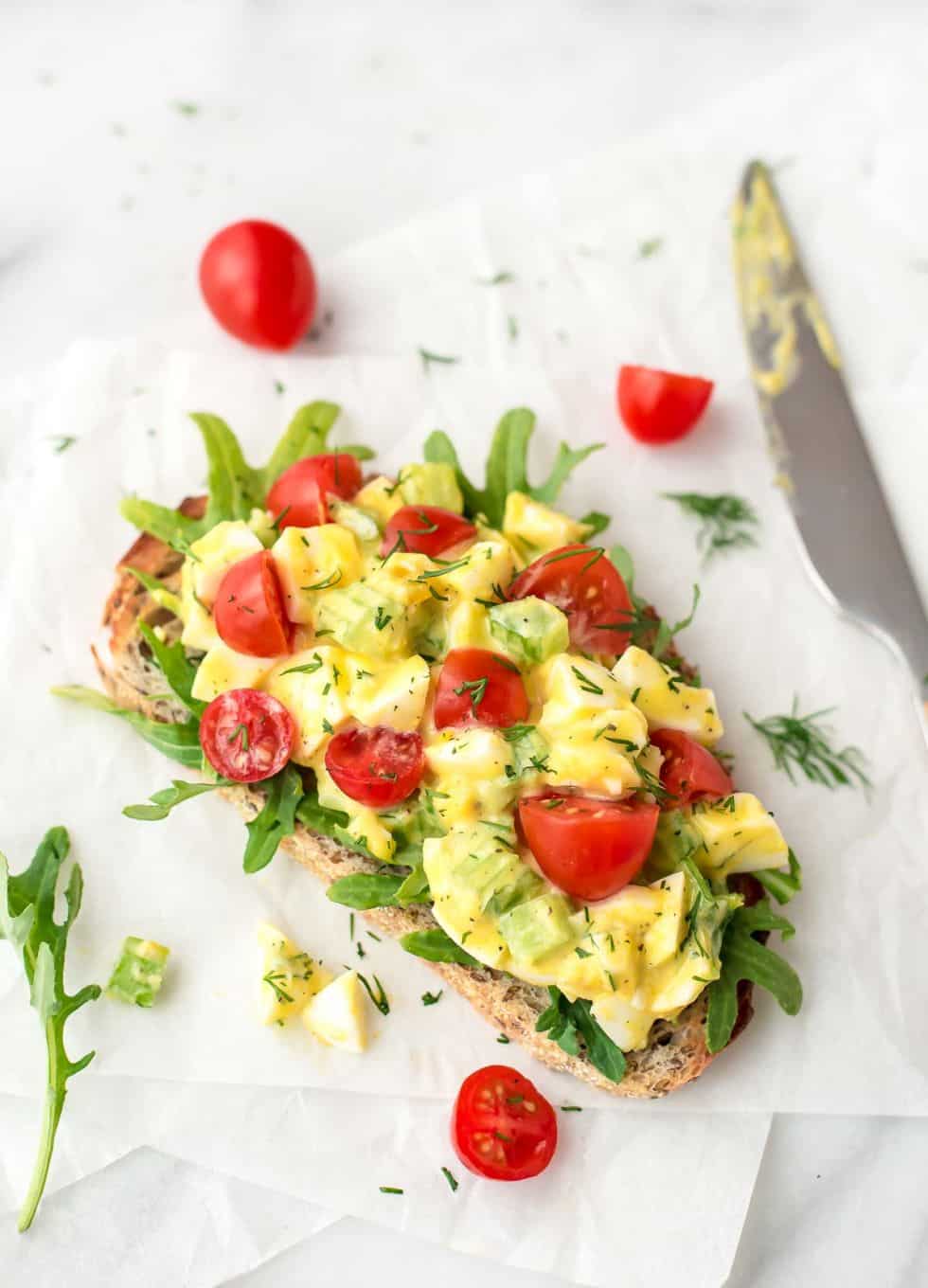 Healthy egg salad recipe