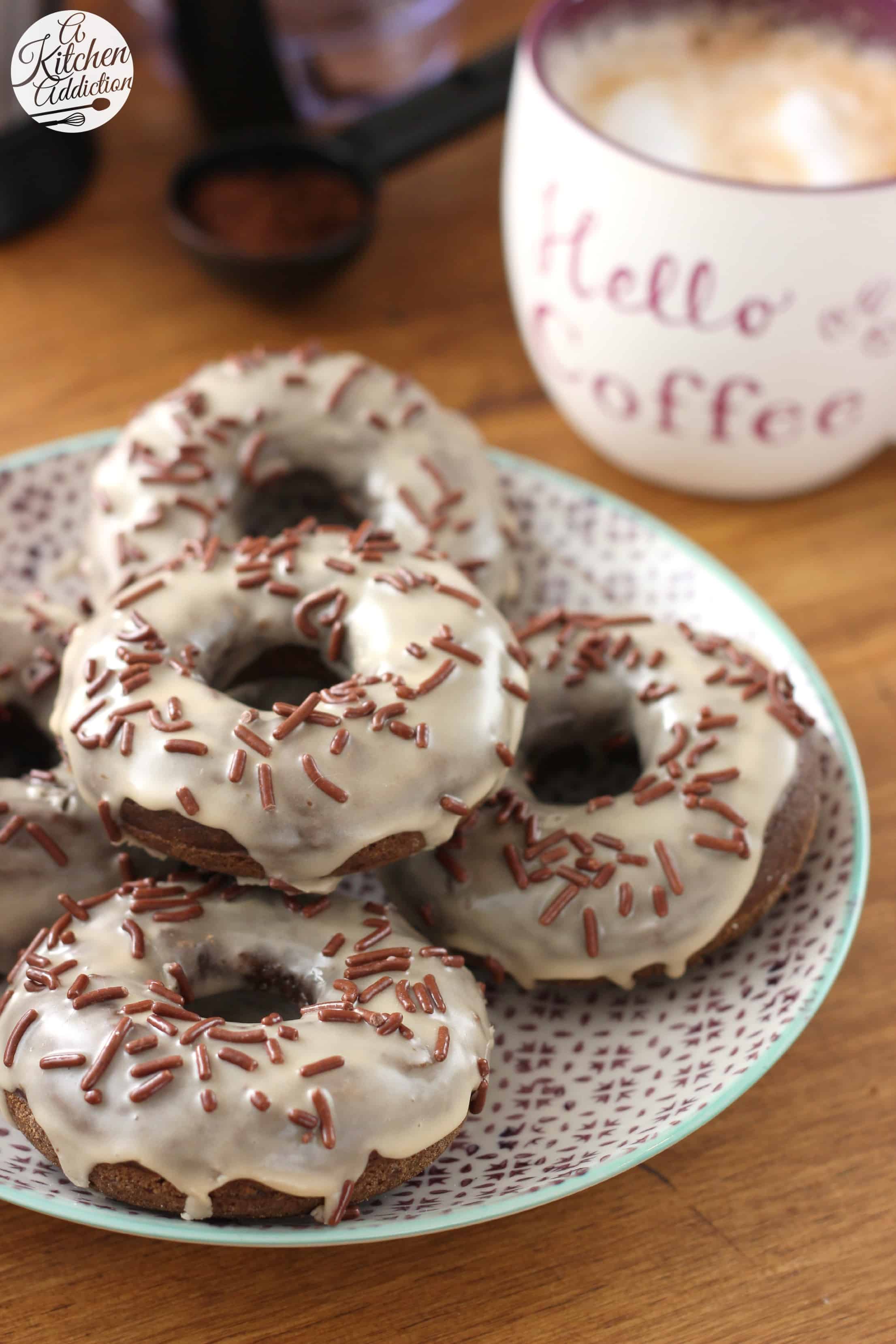 Mocha chip donuts