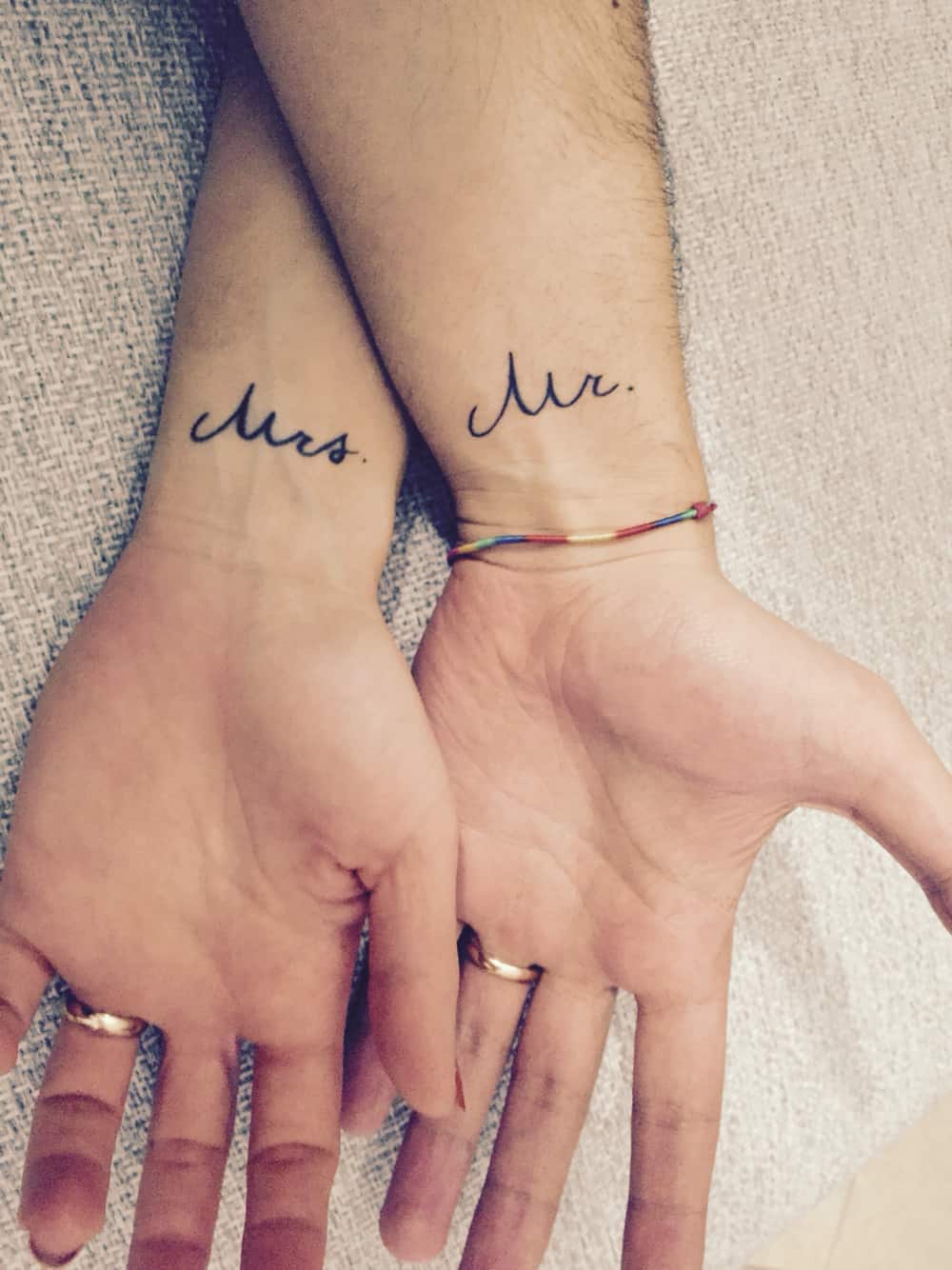 42 Wedding Ring Tattoos That Will Only Appeal To The Most Amazing Of  Couples  TattooBlend