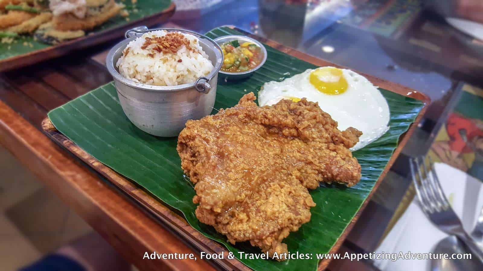 Crispy pinkabet from san juan