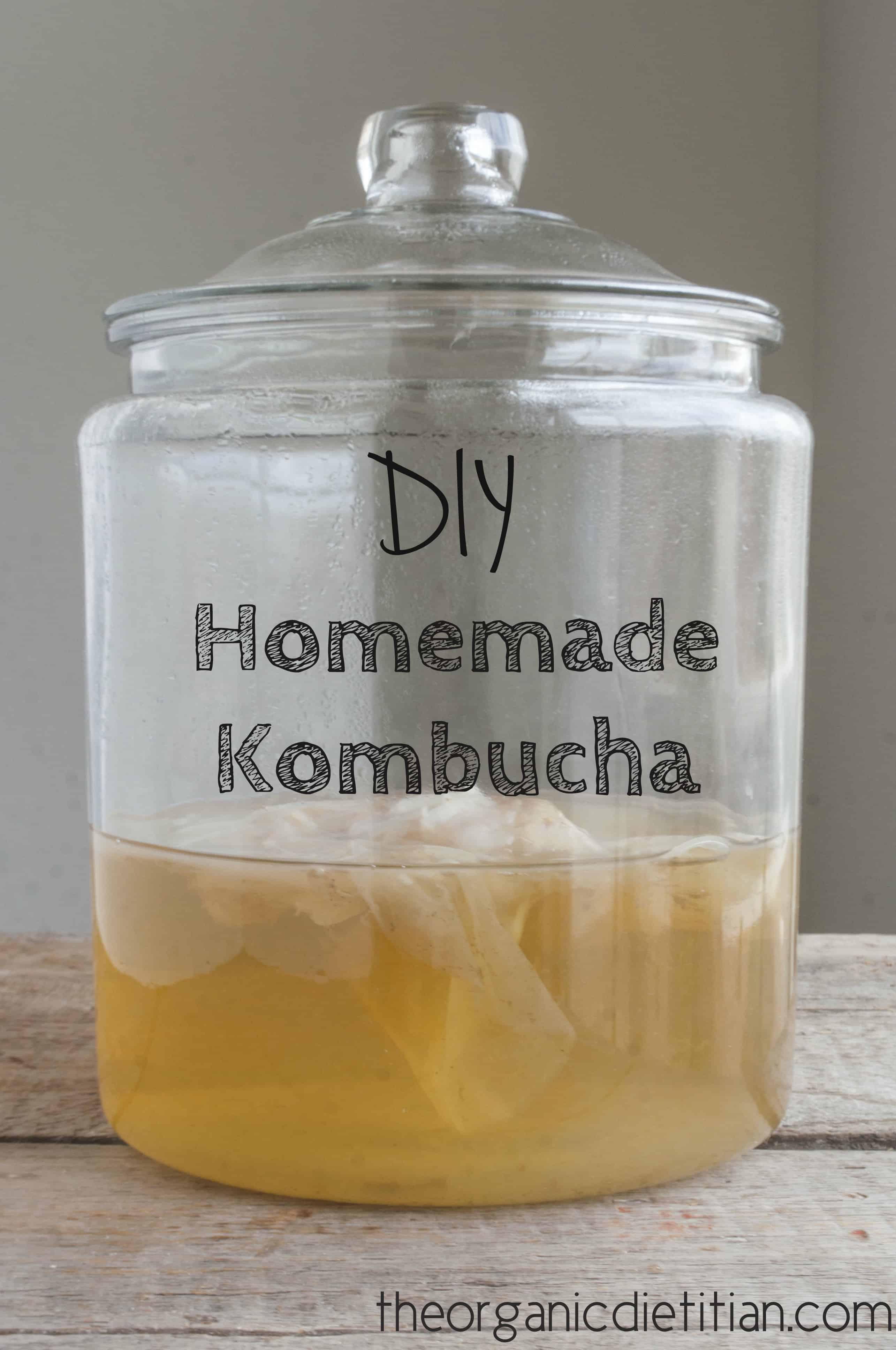 Homemade kombucha