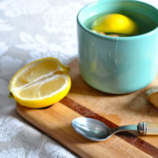 Honey lemon ginger tea