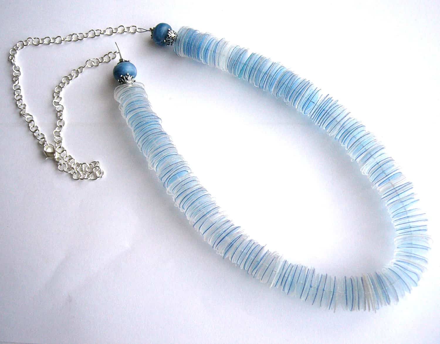 Recycled plastic bottle jewelry